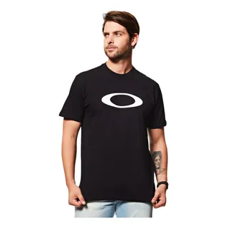 Oakley Camiseta Masculina Mod O-ellipse Tee Oakley Blackout Logomarca G Liso