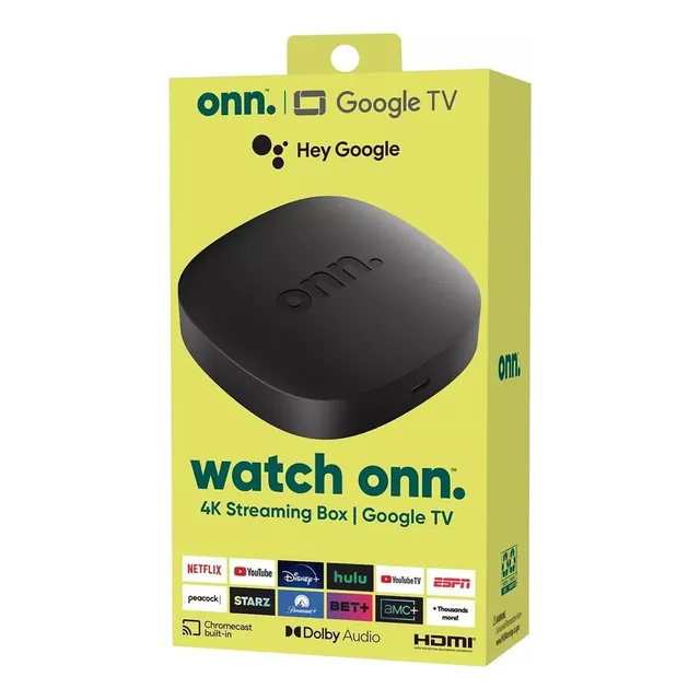 Onn. Uhd Streaming Device 2 Gen Negro 8gb 2gb Voz