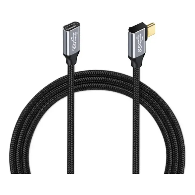 Cable Extensor Tipo C Usb 3,2 Carga 100w, Video 4k De 50cm