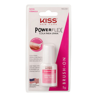 Kiss New York Brush On - Cola De Unhas Postiças 5g Kiss New York Brush On - Cola De Unhas Postiças 5g