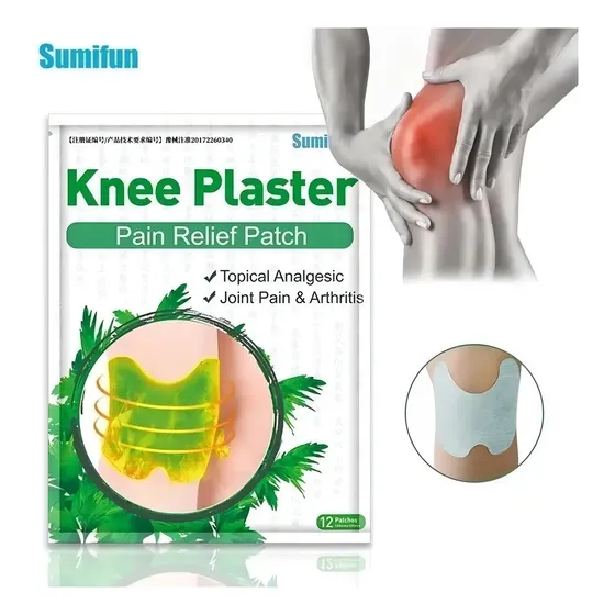 24 Parches Para Aliviar Calmar El Dolor De Rodilla De Ajenjo Tipo De Envase Pack