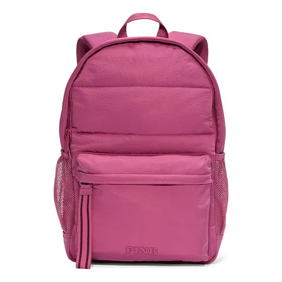 Mochila Universitaria Acolchada Victoria Secret Pink Magenta