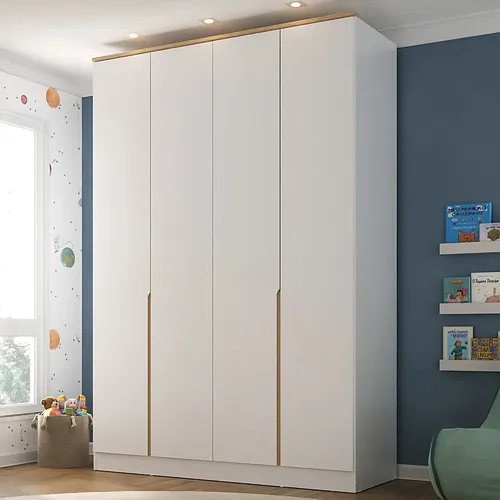 Guarda-roupa Homedock Montclair 2 Portas Corrediças Espelho MDF