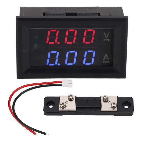 S Monitor Led De Voltaje Y Amperaje, Medidor De Corriente