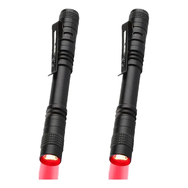 Linterna Led Roja Estilo Boligrafo Modoao: Una Impermeable