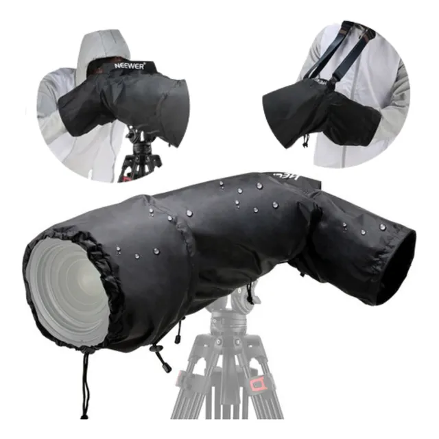 Funda Lluvia Camara Reflex Protector Rain Cover Fotografia