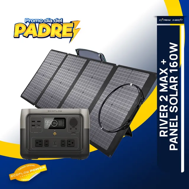 Ecoflow River 2 Max + Panel Solar 160 Watts