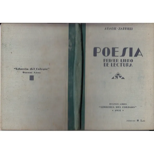 1932 Arte Carmelo De Arzadun Poesia Visual Abadie Zarrilli 