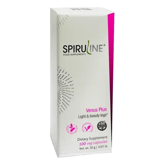 Spirulina Venos Plus 100 Caps Con Centella Asiatica Y Ginkgo