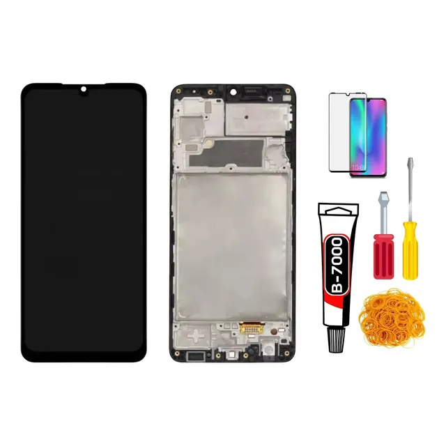 Frontal Tela Display Para A22 4g A225 + Aro + Película + Kit
