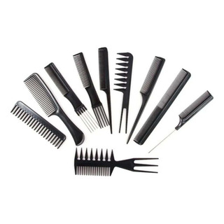 Peines Profesionales Para Barbería Estilistas, Kit 10 Piezas Peines Profesionales Para Barbería Estilistas, Kit 10 Piezas