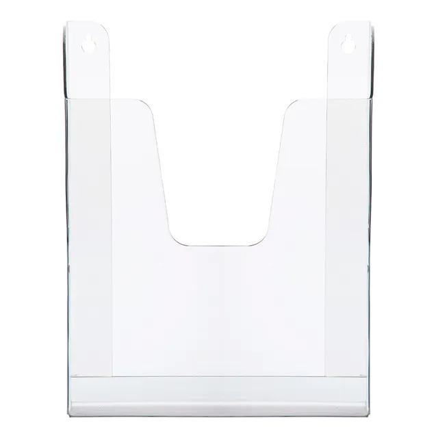 Porta Folletos Hojas Catálogos A4 Tipo Acrílico Pared X 1 U.