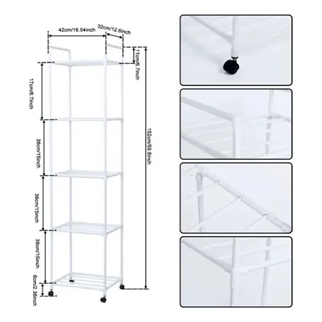 Estante Organizador  Armable Blanco