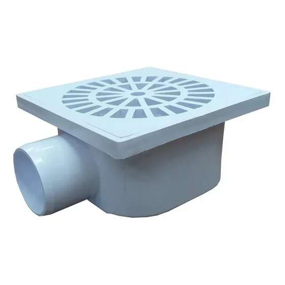 Pileta De Ducha Receptaculo Rejilla Pvc 10x10