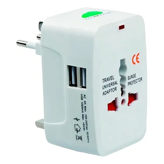 Enchufe Adaptador Universal Internacional 110/220v Viajeros