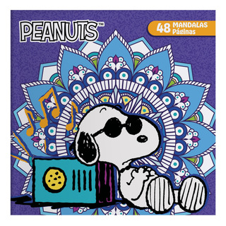Libro Para Colorear Peanuts Snoopy Mandalas 48 Pgs Libro Para Colorear Peanuts Snoopy Mandalas 48 Pgs