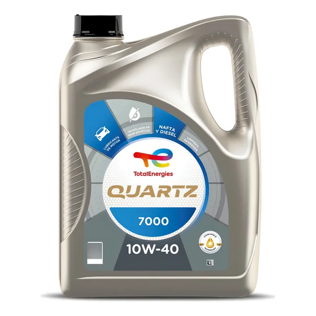 Aceite para motor Total Quartz 7000 10W-40 semi-sintético x 4L