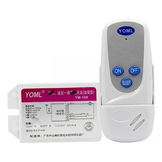 . 4 Interruptor De Control Control Inalámbrico Apagado 1 Vía