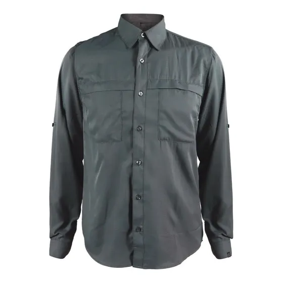 Camisa Outdoor Proteccion Uv Lightwind  Gris Segman
