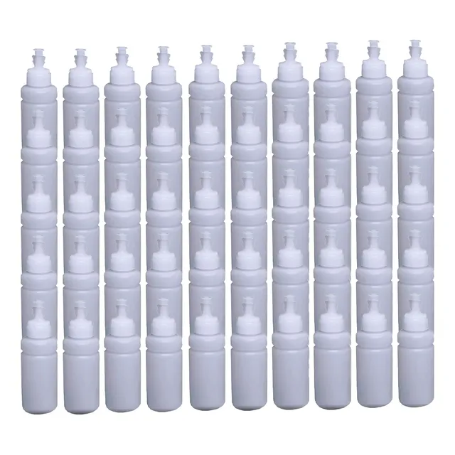 Pack 50 Botellas Transparentes Vacias Para Tinta 100 Ml
