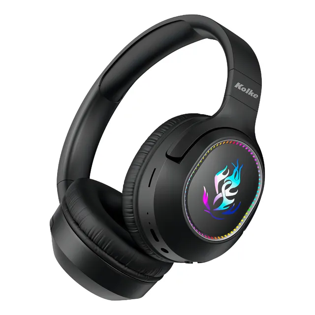 Auriculares Kolke Burning Kab-670 Bluetooth Inalambricos Color Negro