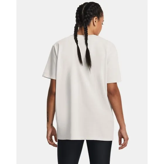 Remera Under Armour Pjt Rock Hwt Campus T Blanco Mujer