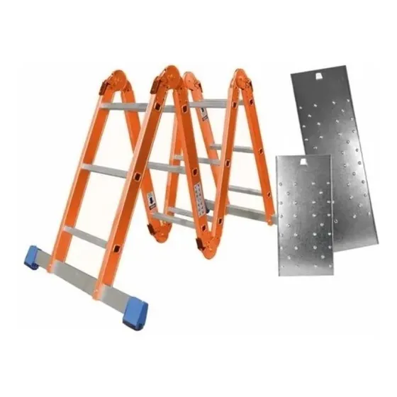 Escalera Multiproposito Aluminio 12 Peldaños 333613 Andamios