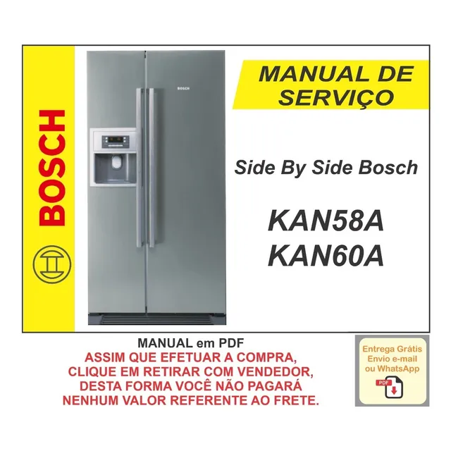 Manual Técnico Serviço Side By Side Bosch  Kan58a Kan60a