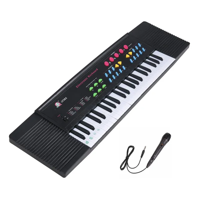 Teclado Musical Organo Electrico Teclas Lcd Tono Ritmos Midi