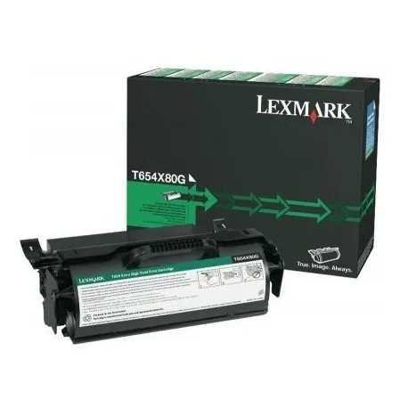 Cartucho Original De Tóner Negro Lexmark T654x80g P-36000 