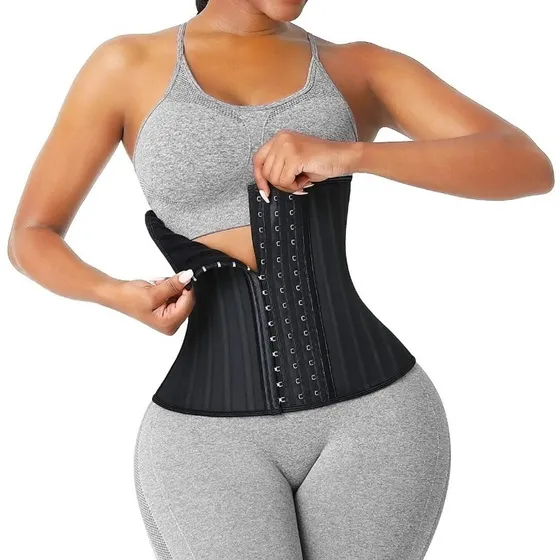 Faja Cinturilla Tipo Corset (látex) Con 25 Varillas No Dobla