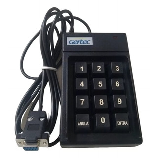 Kit 2x Teclado Numérico Pinpad Fone Usb Pr Gertec 12 Teclas Kit 2x Teclado Numérico Pinpad Fone Usb Pr Gertec 12 Teclas