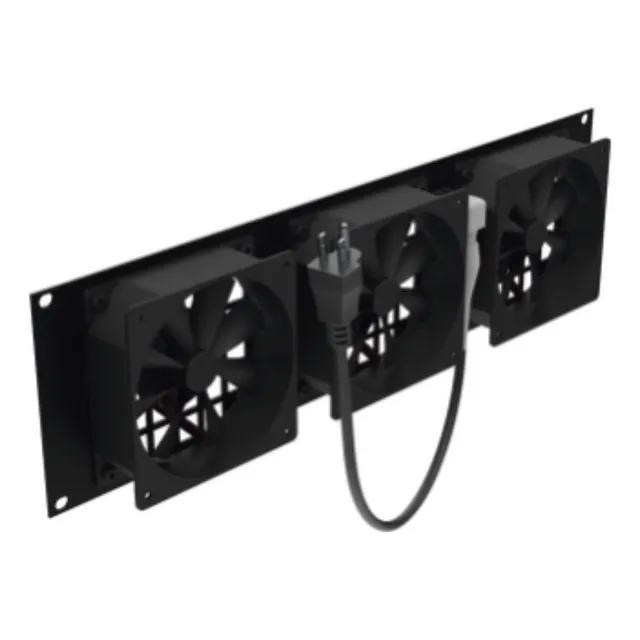 Kit De 3 Ventilador 110 Vca (12 X 12 Cm) Con Clavija 5-15p.