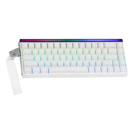 Teclado magnético para jugadores Aula Hero 68he, 0,01 mm, 8 K, Rpd Trigger, blanco, inglés, EE. UU.