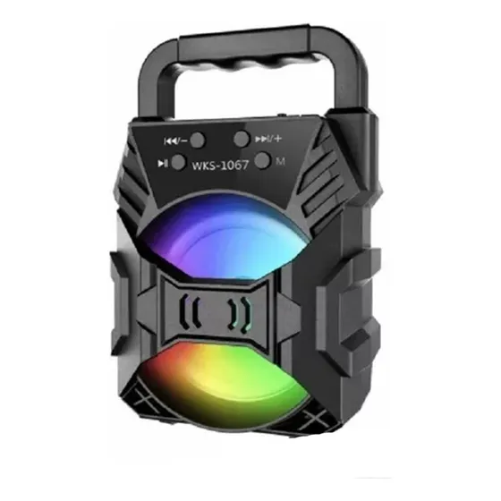 Caixinha De Som Bluetooth Rádio Wireless Speaker Wks-1067