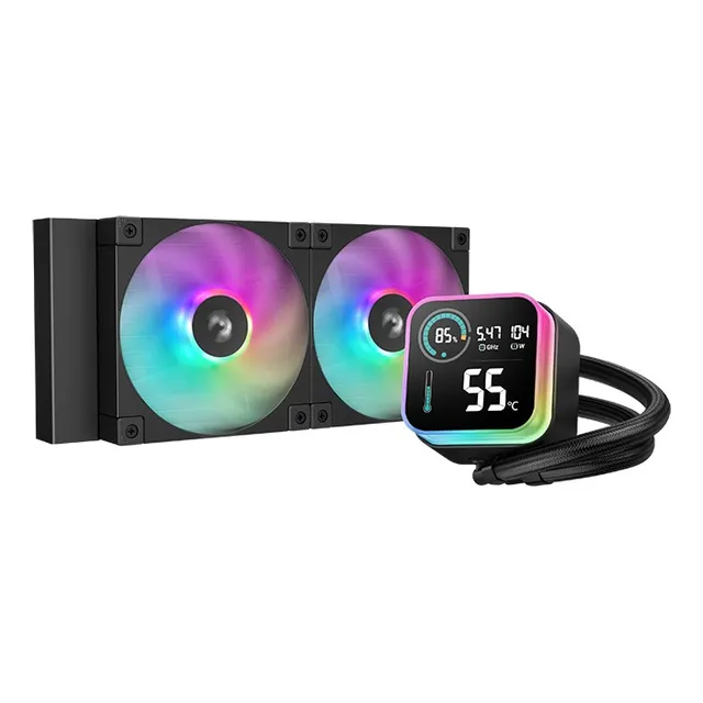 Enfriamiento Deepcool Lq240 240mm Lga1851 Am5 Display Led