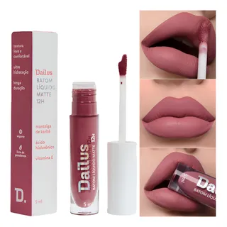 Batom LĂquido Matte Cor Nude De Longa Duração Dailus Batom LĂquido Matte Cor Nude De Longa Duração Dailus