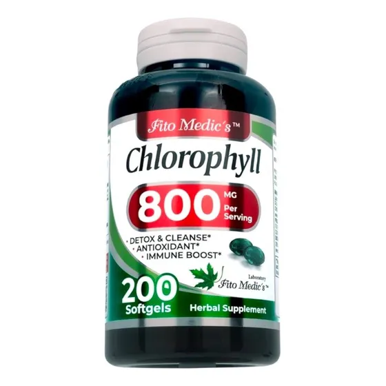 Suplemento De Clorofila 200 Cápsulas