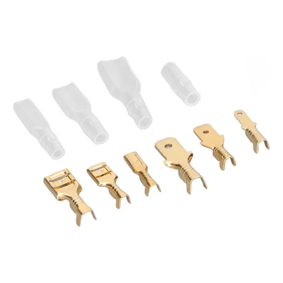 Conector Terminal De Crimpagem De Latão, 600 Peças, Macho E