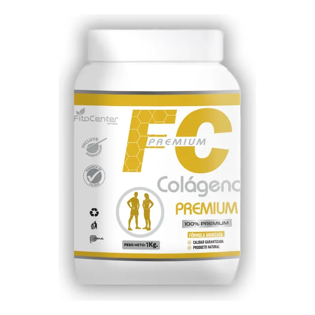 Colageno Hidrolizado Puro Fitocenter Natural Premium 1 Kg