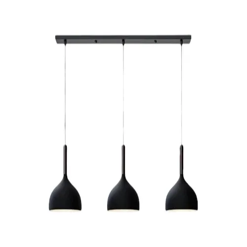 Lámpara Nórdica. Candelabros Luces Colgantes. Base Barra