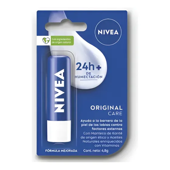 Labial Humectante Original X4.8g Nivea