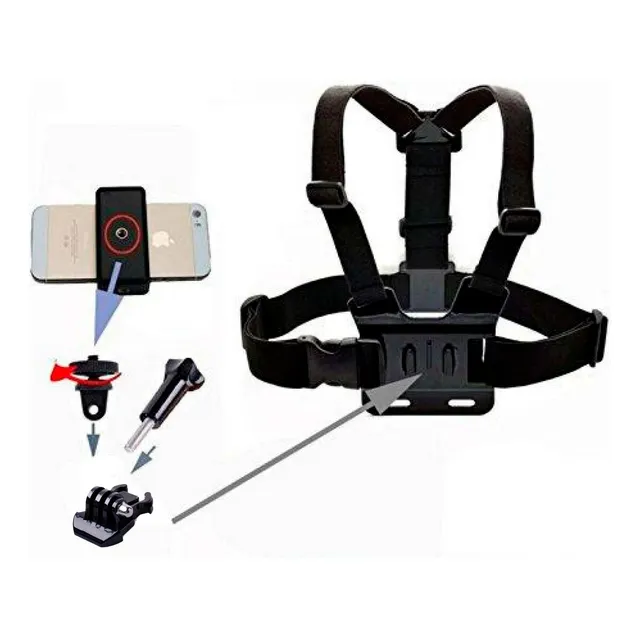 Soporte Arnes  Pecho Ajustable + Soporte Celular Moto Bogota