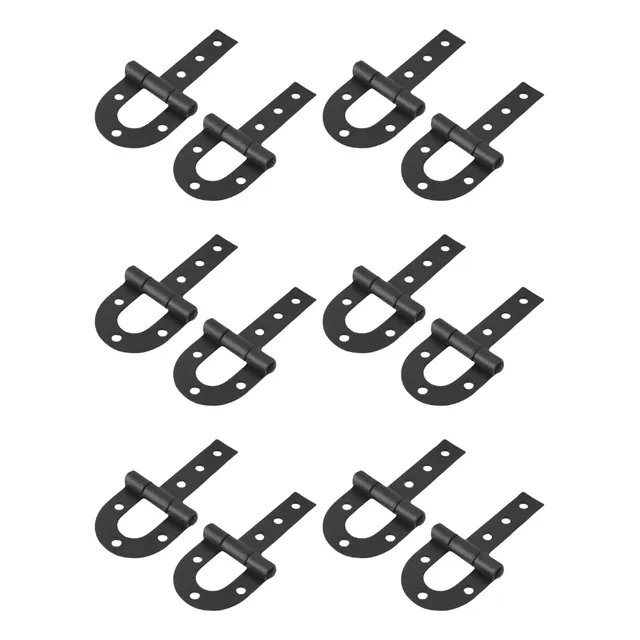 Dobradiça Porteira N2 Metasal - 3/16 X 19,5cm Kit C/12 Peças