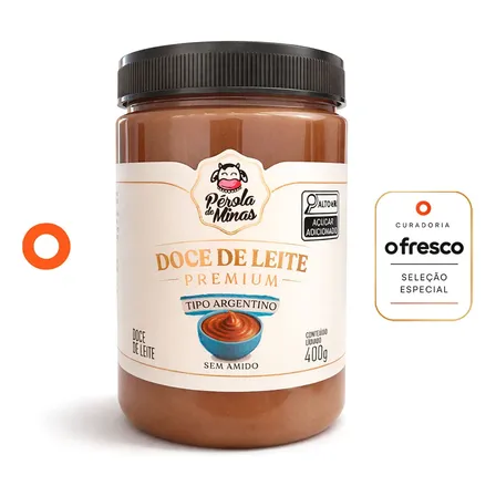 Doce De Leite Argentino Premium Pérola De Minas 400g