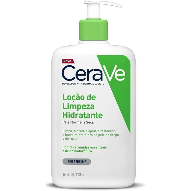 Loção De Limpeza Hidratante Facial E Corporal 473ml Cerave Não Possui Loção De Limpeza Hidratante Facial E Corporal 473ml Cerave Não Possui