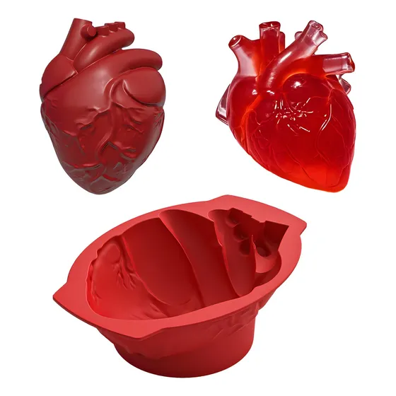 Molde De Silicona Con Corazón Realista 3d Para Halloween,