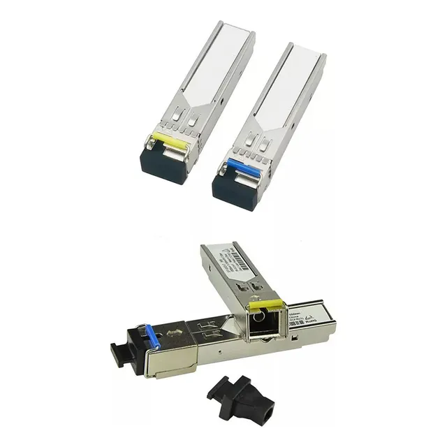 1 Par Módulo Sfp Transceptor 1310nm 5km Sc/upc Para Unifibra