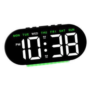 Semana De Fecha De Reloj De Alarma Digital Led Con Luz Semana De Fecha De Reloj De Alarma Digital Led Con Luz