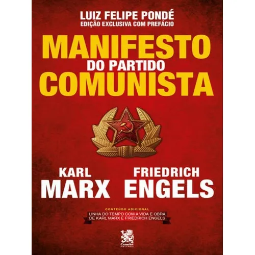 Manifesto Do Partido Comunista - Karl Marx - Edição Exclusiva Com Prefácio De Luiz Felipe Pondé